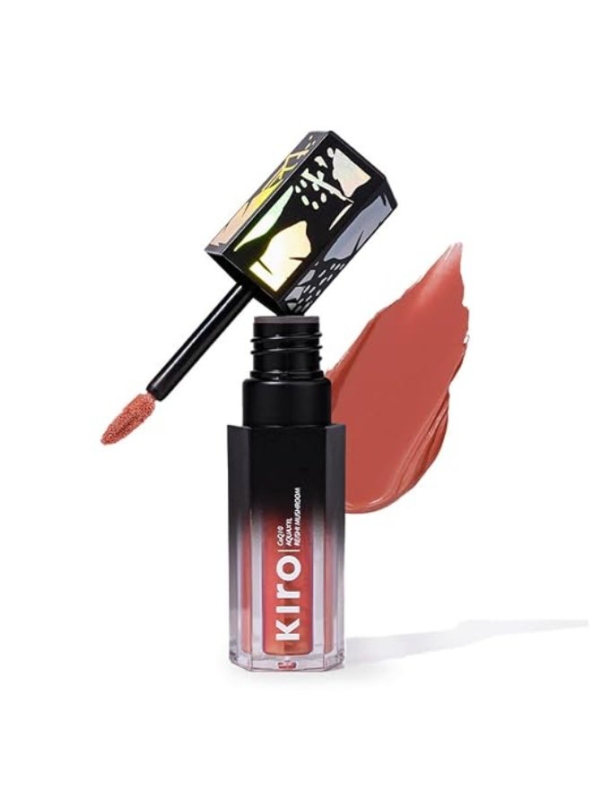 Kiro Velvet Soufflé Soft Matte Liquid Lipstick – Rusty Peony, 5ml | Hydrating, Weightless Mousse Texture | High-Pigment, Long-Lasting Matte Finish - Image 1